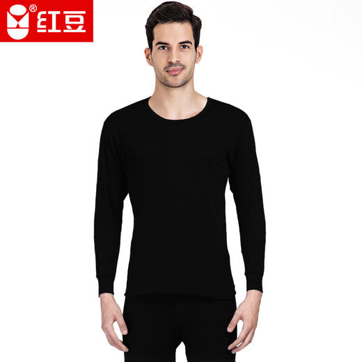 红豆100%棉内衣男士低圆领纯棉秋衣秋裤棉毛套装D3258 商品图9