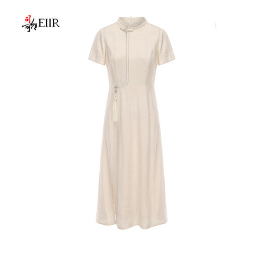 司歌国风立领旗袍裙连衣裙短袖春夏女A891505X 商品图4