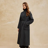 PH947斯尔丽24新款设计感廓形双面呢手工编制腰带显瘦羊毛大衣 商品缩略图2