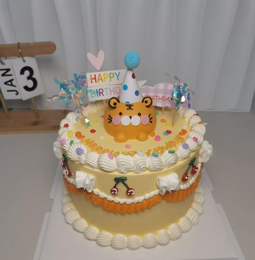 小老虎-立体奶油霜卡通小动物 商品图1