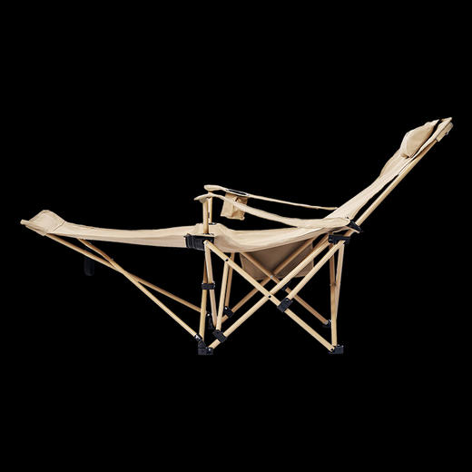 京东京造户外露营可调节带脚托折叠椅坐躺两用靠背躺椅 带头枕钓鱼椅 100078233160 商品图8