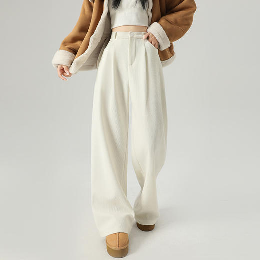 馥迦百搭耐看加绒/不加绒西装裤 商品图8