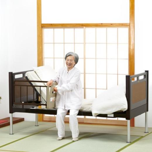 FranceBeD超低防坠床安心智降超低位电动护理床 商品图3