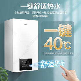 海尔（Haier）燃气壁挂炉家用天然气供暖采暖炉锅炉地暖生活热水两用全屋热水智慧节能省器板式换热多点恒温HC07 26KW 121-180㎡ 板式换热/HC07