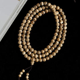 【青山特惠】8mm108颗 马泥涝 天然沉香花珠手串 22g c00030