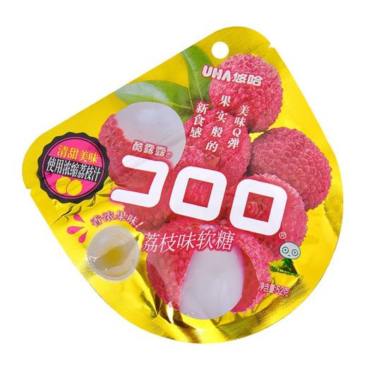 悠哈酷露露 荔枝味软糖 52g/袋 商品图1