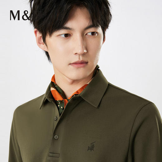 【名盾】翻领长袖T恤MXCP11686B 商品图3