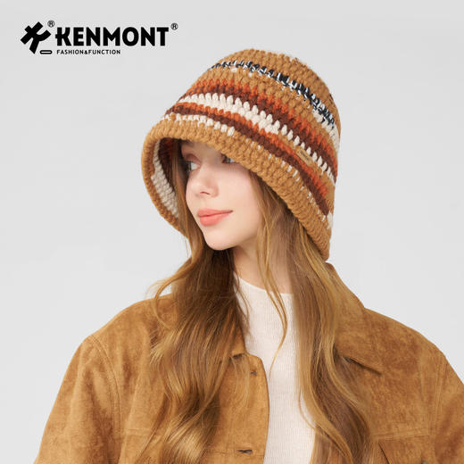 卡蒙多重纱线混合 手工编织盆帽KM-9540 商品图5