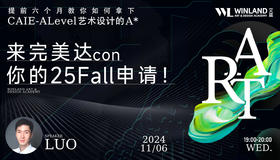 【11.6艺术】提前六个月教你如何拿下CAIE-Alevel 艺术设计的A*来完美达con你的25Fall申请！