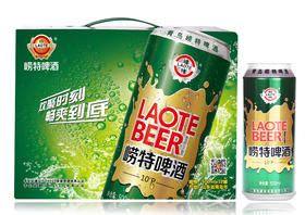 青岛崂特啤酒  听装崂特500ml*12听