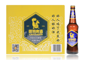 青岛崂特啤酒  金鳌啤酒500ml*12瓶