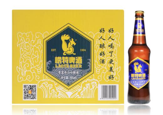 青岛崂特啤酒  金鳌啤酒500ml*12瓶 商品图0