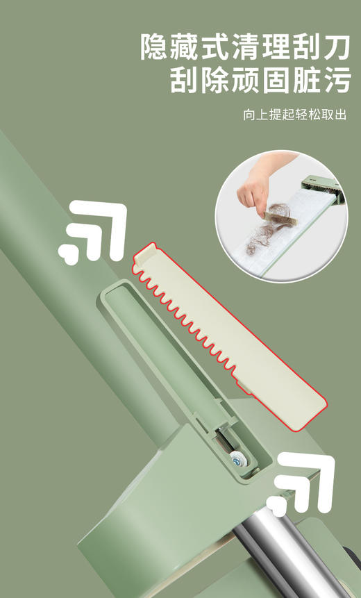 【Trees&wind免手洗自清洁拖把T06】👏每家都需要的一把“超能万金油”拖把🙌🏻 省力好拖把，轻松拖全屋 ❗ 商品图1