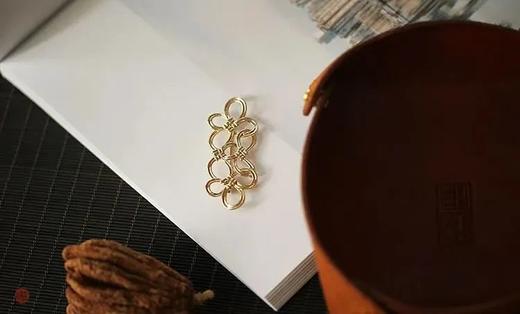 水波纹和小海珠 | 中国结胸针与海珠耳钩 商品图6