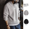 工装优选 美式复古半拉链立领毛衣套头打底高领针织衫上衣男秋冬 商品缩略图0