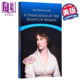 【中商原版】为女权辩护 英文原版 Dover Thrift Editions Vindication of the Rights of Woman Mary Wollstonecraft