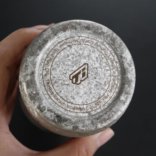 暗香疏影纯钛保温杯 双层纯钛高档水杯户外旅行焖泡茶杯 商品图4