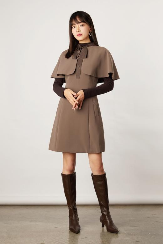 amadella 浪漫优雅咖啡色连衣裙 11168 商品图4