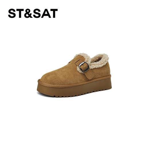 星期六经典圆头保暖厚底勃肯鞋SSC4111F1S 商品图5