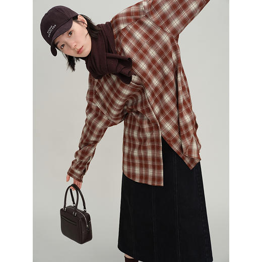 UMILAB【亲昵】100%山羊绒细腻软糯秋冬刚需造型感百搭围巾BK625H 商品图3