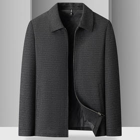 【新款DKP】大依优型大码棉服翻领棉衣胖子大码男休闲商务宽松加肥加大上衣冬季外套