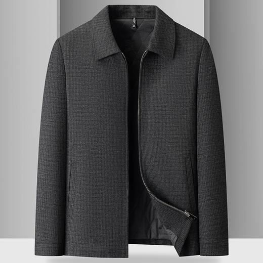 【新款DKP】大依优型大码棉服翻领棉衣胖子大码男休闲商务宽松加肥加大上衣冬季外套 商品图0