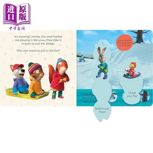 【中商原版】波西和皮普翻翻书 一起过圣诞 Pip and Posy The Best Christmas Ever 英文原版 儿童纸板书 亲子绘本故事书 进口 商品图2