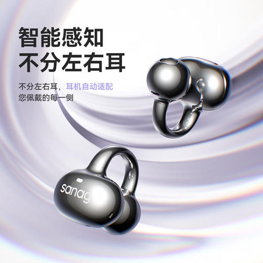 【4F】iCITY SANAG塞那S6S骨传导蓝牙耳机耳夹 商品图4