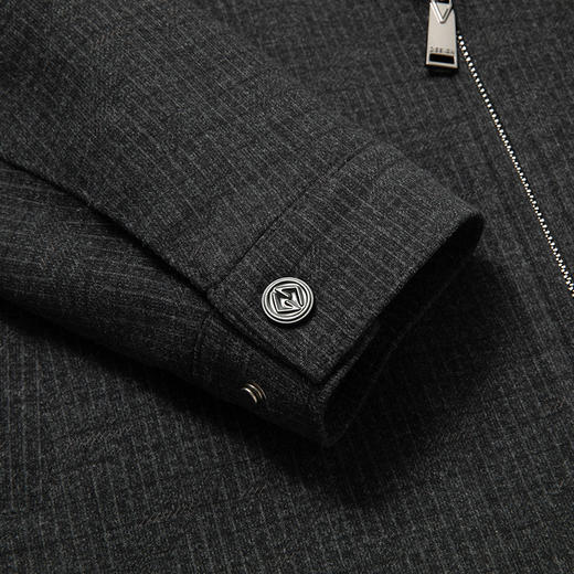 【新款DKP】大依优型大码棉服翻领棉衣胖子大码男休闲商务宽松加肥加大上衣冬季外套 商品图6