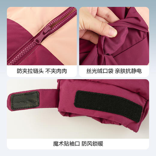 男女童中长款棉衣冬季新款安奈儿童装EM445619 商品图4