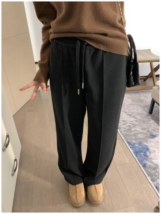 王牌保暖❗️醋酸羊毛加厚绒感直筒 裤 商品图7