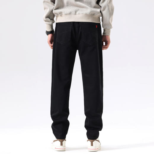 【新款DQ】大依优型大码直筒松紧腰牛仔裤长裤男舒适休闲简约百搭加肥加大男装潮款 商品图4