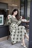 Stay2Weeks 灰绿色针织拼接印花连衣裙 19060 商品缩略图2