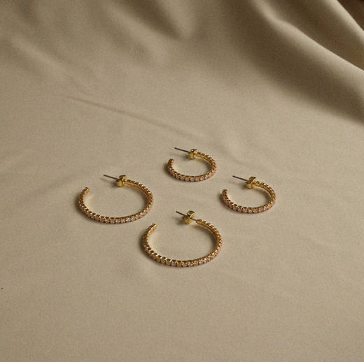 ZAHAR LORETTA EARRINGS-金银2色可选 商品图2