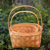 【蜜糖色】娜家椭圆形手工木编提篮 商品缩略图2