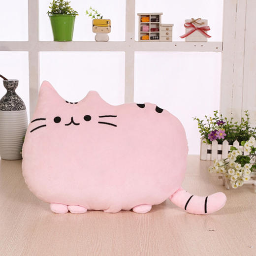 【卡通饼干猫抱枕】沙发装饰枕卡通抱枕可爱猫咪抱枕沙发靠垫办公室靠枕毛绒创意家居。ry 商品图5