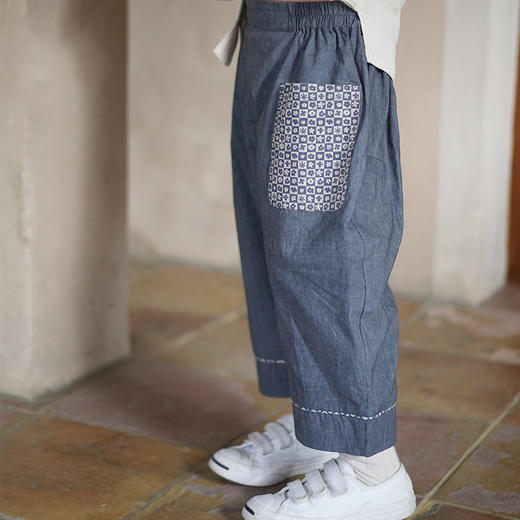 【东济堂衣养】原创中式衬衣男童宋代偏襟圆领上衣裤子套装 商品图4