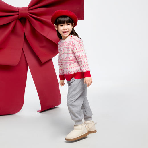 女童费尔岛提花毛衣冬季新款安奈儿童装实体店同款AG444631 商品图3