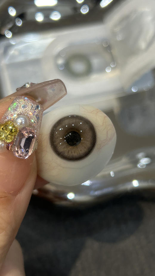 贝可加 亚裔转校生 日抛 十片 14.2mm 参考着色 13.6mm 基弧 8.5 含水 40% 新锐国货 商品图3