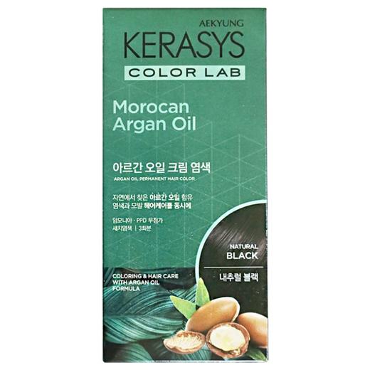 爱敬阿甘油润染发膏(自然黑)120g케라시스 아르간 오일 크림 염색(내추럴 블랙) 商品图0