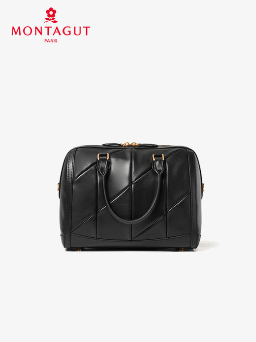 法国梦特娇冬新款秋冬斜挎包手提包真皮女士百搭时尚波士顿包 商品图3