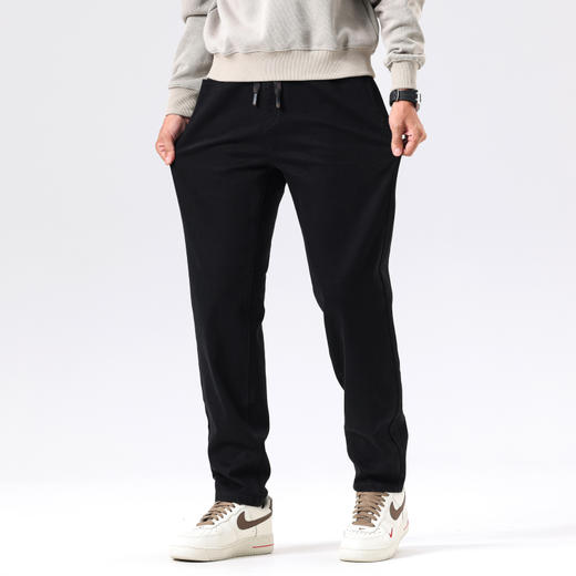 【新款DQ】大依优型大码直筒松紧腰牛仔裤长裤男舒适休闲简约百搭加肥加大男装潮款 商品图3