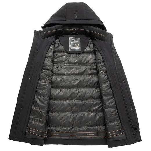 【可拆卸内胆】【新款DKP】大依优型大码三合一羽绒服鸭绒可拆卸帽休闲胖子大码男休闲宽松加肥加大上衣冬季外套 商品图1