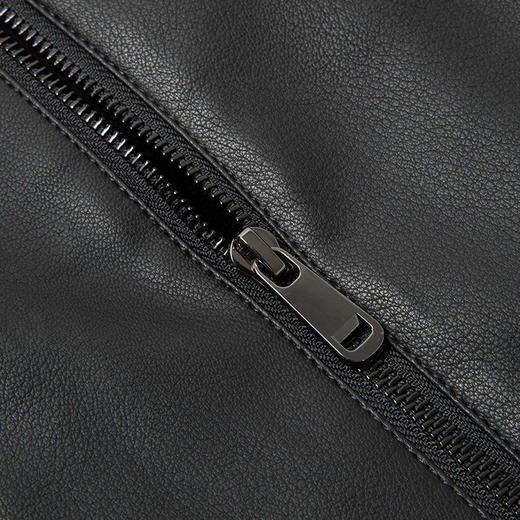 【加绒】【新款DKP】大依优型大码皮衣加绒夹克翻领棉衣胖子大码男休闲商务宽松加肥加大上衣冬季外套 商品图6