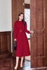 Le Malene 红色收腰风衣式连衣裙 19040 商品缩略图0