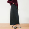 玳莎针织A字半身裙女秋冬新款通勤显瘦舒适松紧腰长款裙子  ED34305 商品缩略图1