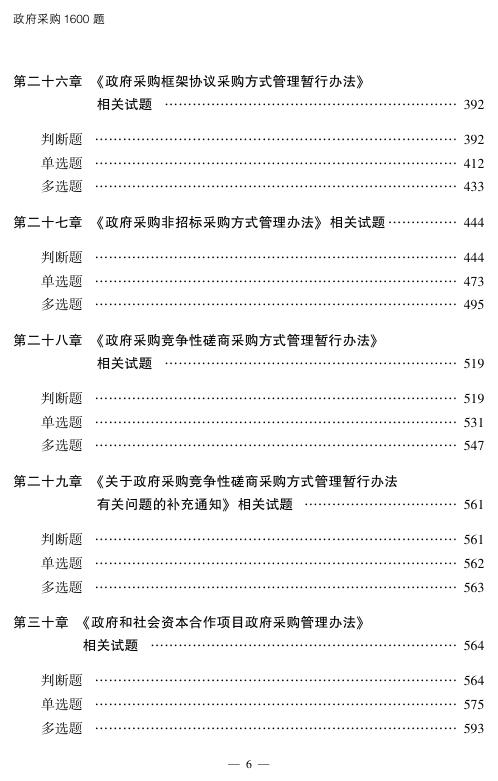 政府采购1600题 商品图10