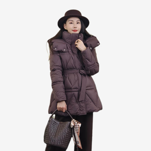 Y4Q10Y1088 立领系带羽绒服RJ005 商品图1