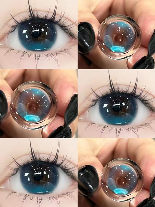 【大直径半年抛】Jellydoll-玻璃海-14.5mm【半年抛 0-1000度 含525/575】 商品图4