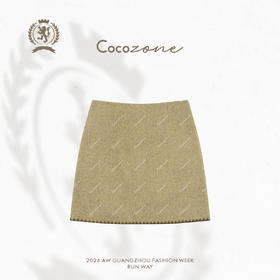 COCO ZONE 秋季简约百搭短裙时尚纯色半裙CC1C2193